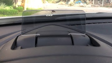 HUD on mazda CX3!
