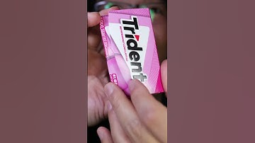 Trident Bubblegum Sugar Free Gum #DoctorTristanPeh #ASMR #Shorts #BubbleGum