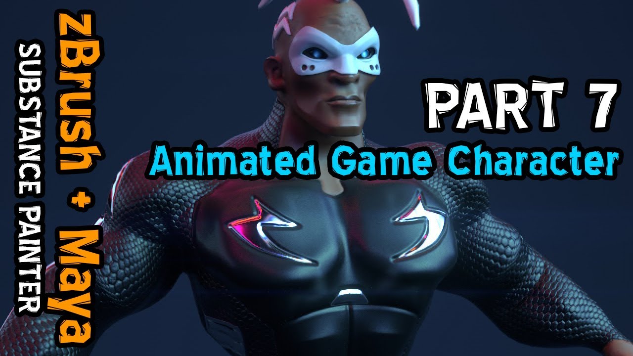 Part 7 Game Model: Textures (Rigged, Textured, Animated) - YouTube