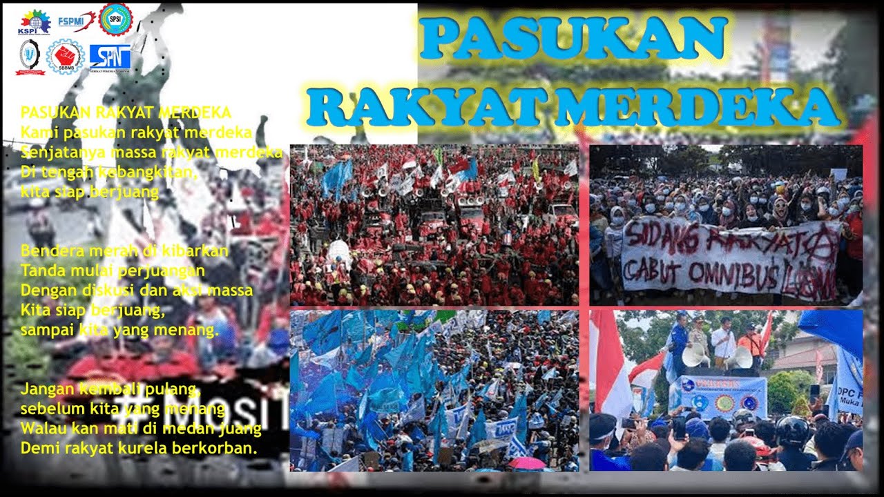 Lagu perjuangan buruh untuk indonesia