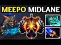 🔥 MEEPO MID — ROOTED 😈 SURROUNDED 😈 INSTANT DELETE | DOTA 2 🔥