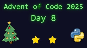Advent of Code 2025 - Day 8 (Python)