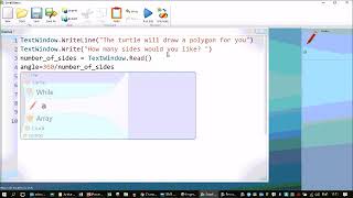 variables & loops in small basic