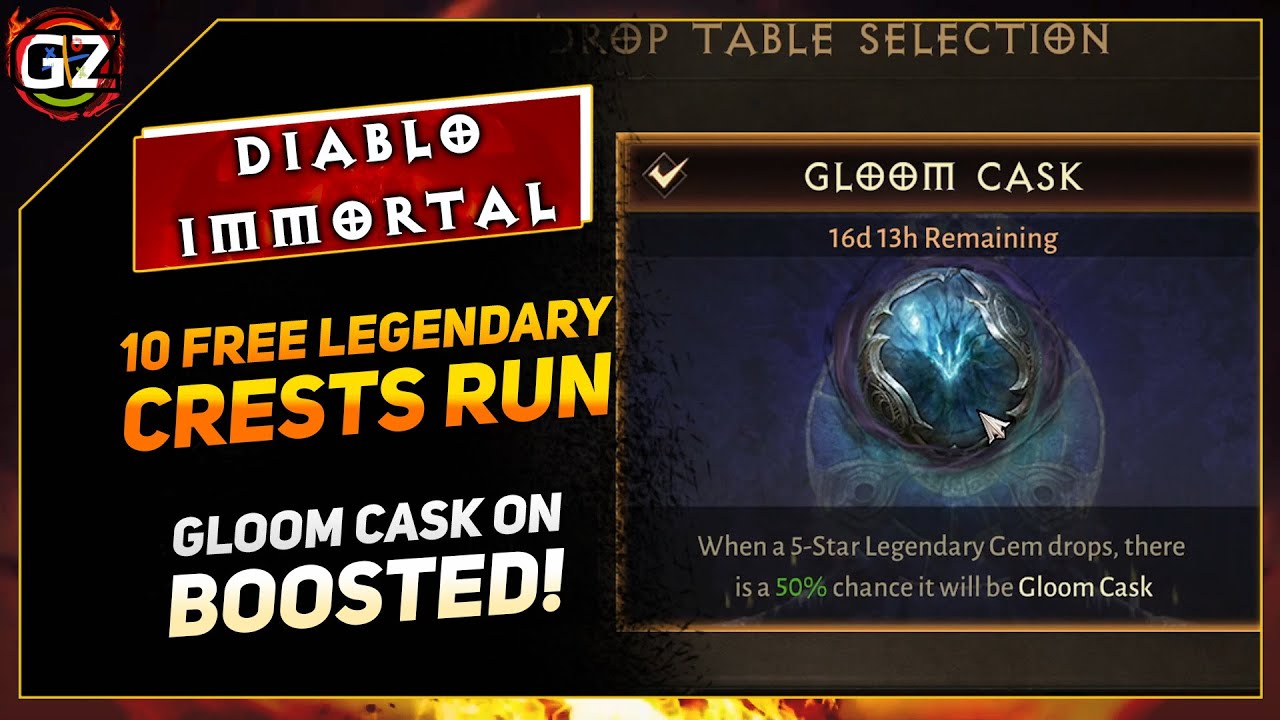 Gloom Cask awakening : r/DiabloImmortal