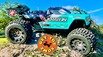 Arrma Kraton v2 4s 😱FIRST DAMAGE REPORT😂