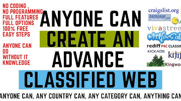 How to Make a Classified Website without Coding 1 - (Simple English Version)
