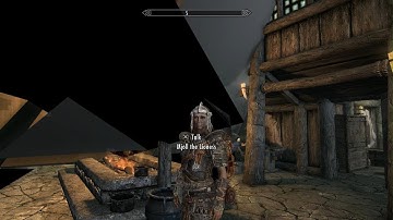 Freaky Texture Glitch - Skyrim PS5