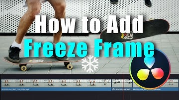 How to Add a Freeze Frame in DaVinci Resolve 19