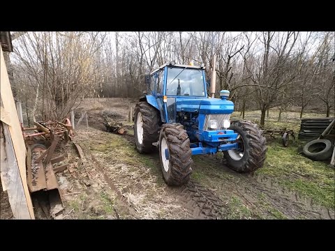 Ciągnik Ford 6610 w Akcji/ Wyrywanie Karp/ Łowienie Magnesem w Studni