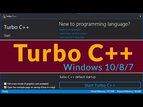 How to Install Turbo C++ for Windows 10/11 | 2024