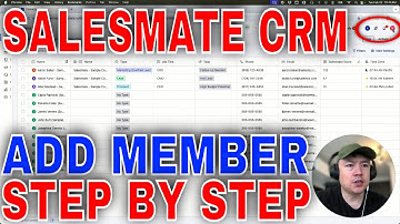 ✅  How To Add Admin Team Member To SalesMate CRM🔴