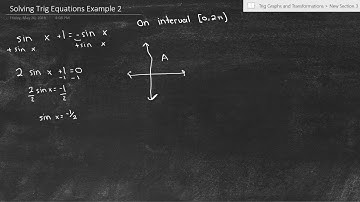Solving Basic Trig Equations: Example 2