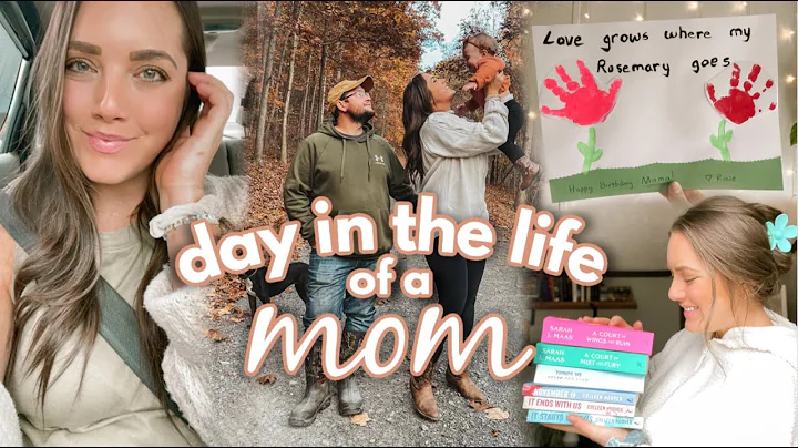 DAY IN THE LIFE of a MOM | TEETHING, Book HAUL, No...