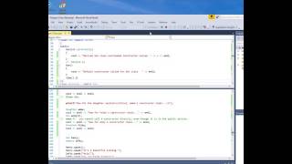 TV 21 C++ constructor call chain