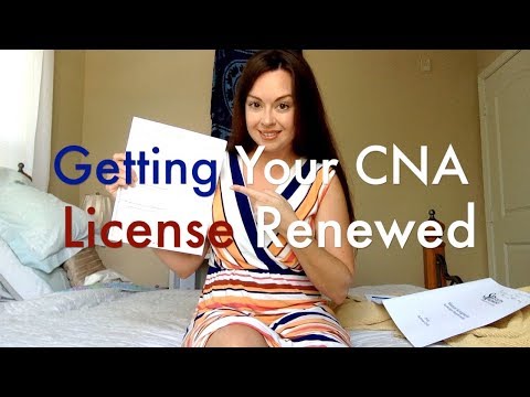 How to Get Your CNA License Renewed