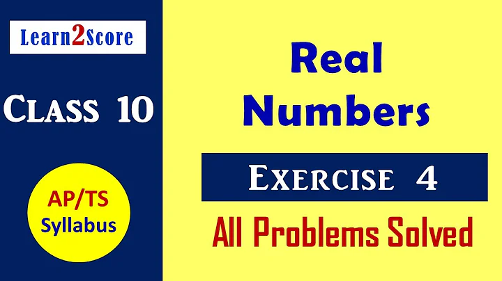 Class 10 Real Numbers Exercise 1.4 AP TS | 10th Maths Chapter 1 exercise 4 AP TS