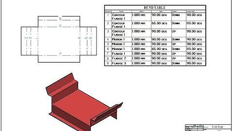 #81 solid edge drafting - sheet metal bend table | how to use bend table in solid edge drafting