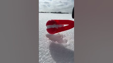 Do you like snow? The snowball turned out perfect! #shorts