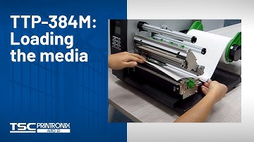 TSC TTP-384M: Loading the media