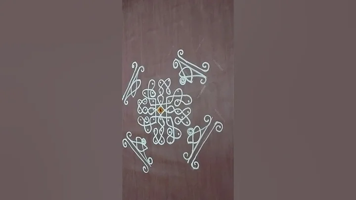 Easy Rangoli designs 7X3×3 dots | simple rangoli designs | Beautiful apartment kolam |latest rangoli