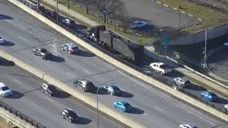 Crash on I-91 southbound in Springfield causes traffic delays