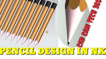 NX cad pencil design || siemens NX || NX 11 pencil design for beginners