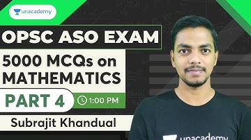 ASO - 5000 Selected and Important Questions for Secretariat ASO | OPSC | Subrajit Sir | Part 4