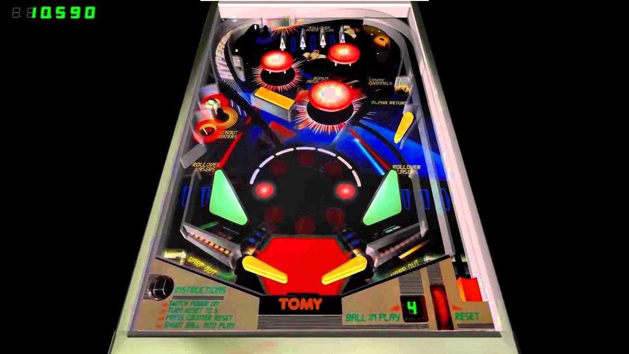 TOMY Astro Shooter Future Pinball - YouTube