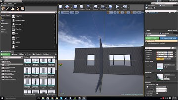 Early WIP Modular Building System for ue4