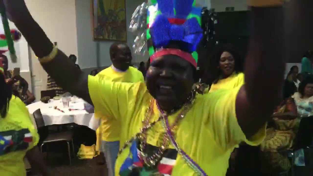 Abyei Dancing group doing their Danny