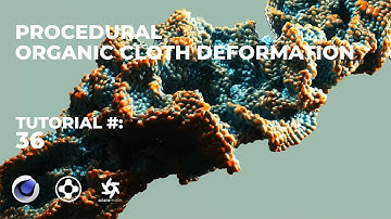 Procedural Organic Cloth Deformation - Cinema 4D 2023 & Octane Render Tutorial