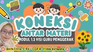 Koneksi Antar Materi Modul 13 Visi Guru Penggerak cgp11 gurupenggerak