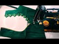 Back Neck 🧣 Trending Beautiful Design Step by Step ✨ | Easy Blouse Back Neck Tutorial