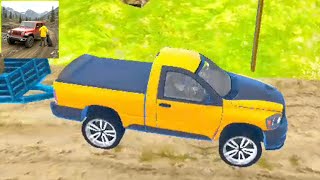 오프로드 4x4 지프 운전 시뮬레이터 게임 - 산악 지프 시뮬레이터 게임 - 지프 게임 - 안드로이드, iOS screenshot 1