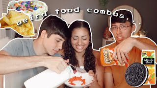 trying WEIRD food combinations people love...