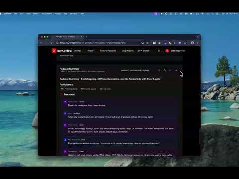 Sum.Video - YouTube Summaries video preview 2