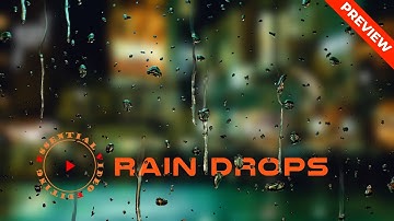Rain Drop Effect Preview - 100% DaVinci Resolve | Fusion Tutorial Coming Soon