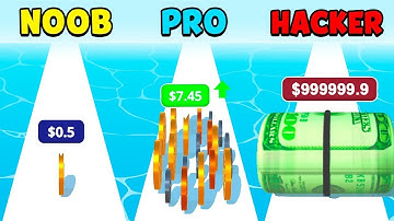 NOOB vs PRO vs HACKER / Money Rush - All levels Gameplay android/ios