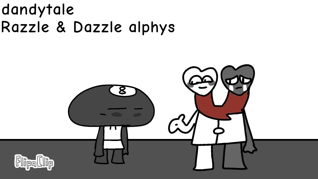 Dandytale Razzle & Dazzle alphys