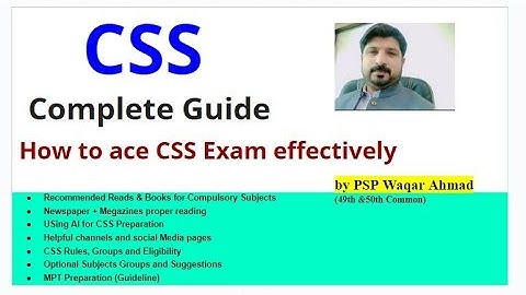 CSS  Complete Guide by PSP Waqar Ahmad | CSSwithWaqar