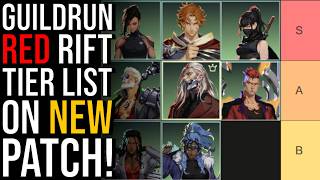 Guildrun Tier List for Red Rifts by Rank 100 Red Rift Win Streak Player!