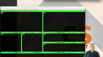 COS 217 Fall 2020 Lecture 2 - emacs and bash