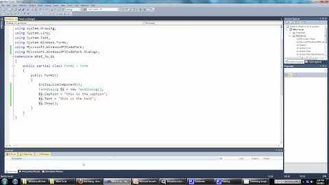 Developing for Windows 7: Task Dialog #1: Common Problem