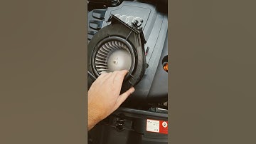 air-con/heater air blower motor in Audi A6 #automobile #mechanic #mechaniclife #diy #cars #carfluid