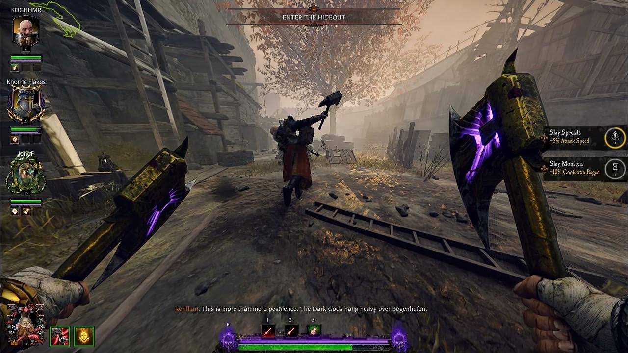 Warhammer Vermintide 2 2021 12 22 Slayer Shadows over Bogenhafen The Pit (Veteran) YouTube