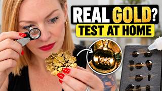How to Test Gold at Home | Tell Real vs Fake Jewelry with an Acid Test