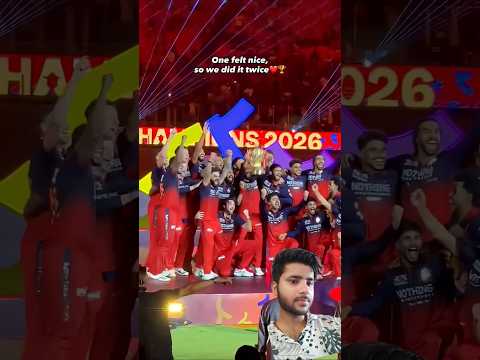 RCB wins second times ♥️ #rcb #shorts #viralshorts #viratkohli #trendingshorts