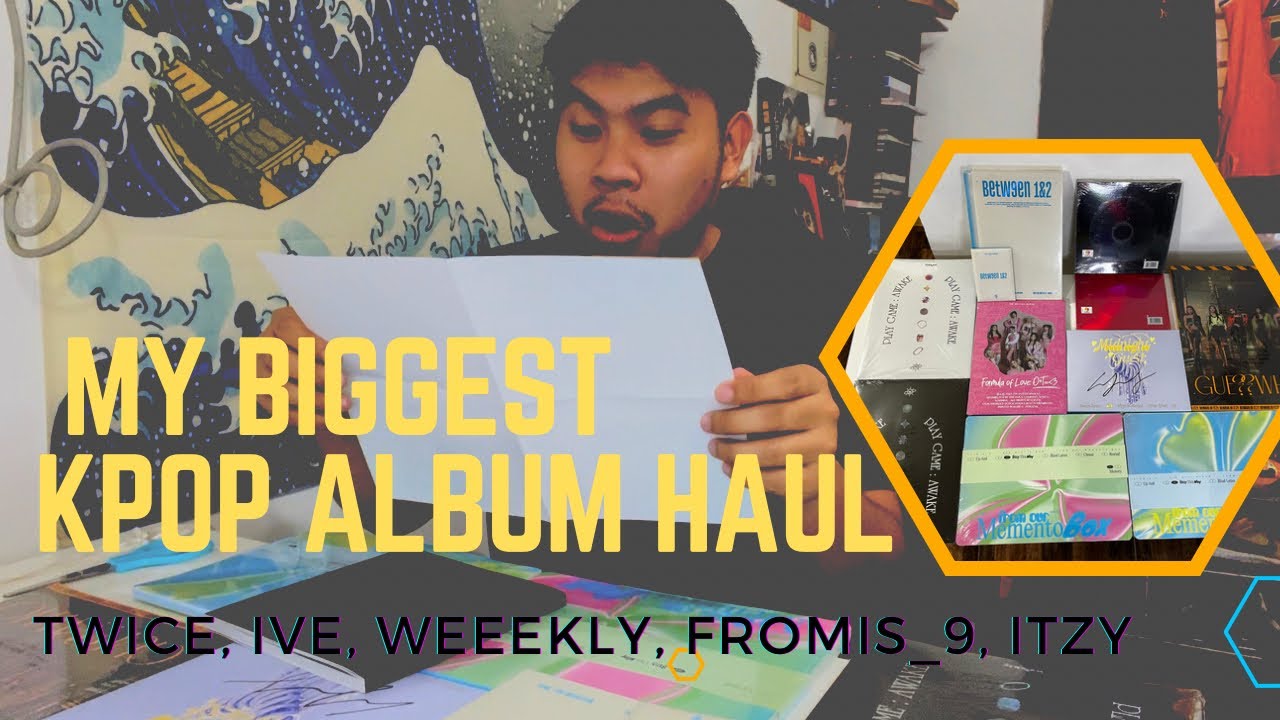Huge Kpop Album Unboxing! YouTube