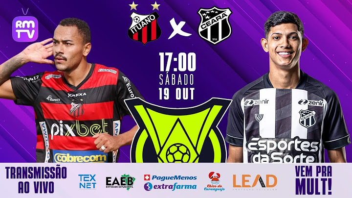 ITUANO VS CEARÁ - AO VIVO COM IMAGEM - 32° RODADA SÉRIE B