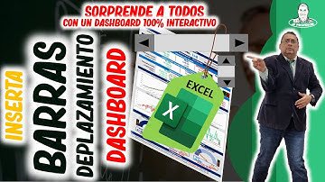 🚀Insertar Barra Desplazamiento en  Dashboard de EXCEL | Proyectos